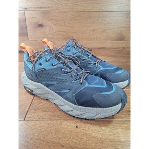 HOKA 'Anacapa Low GTX' Mens Blue Gray Gore-Tex Hiking Shoe Sneaker SIZE 11 D